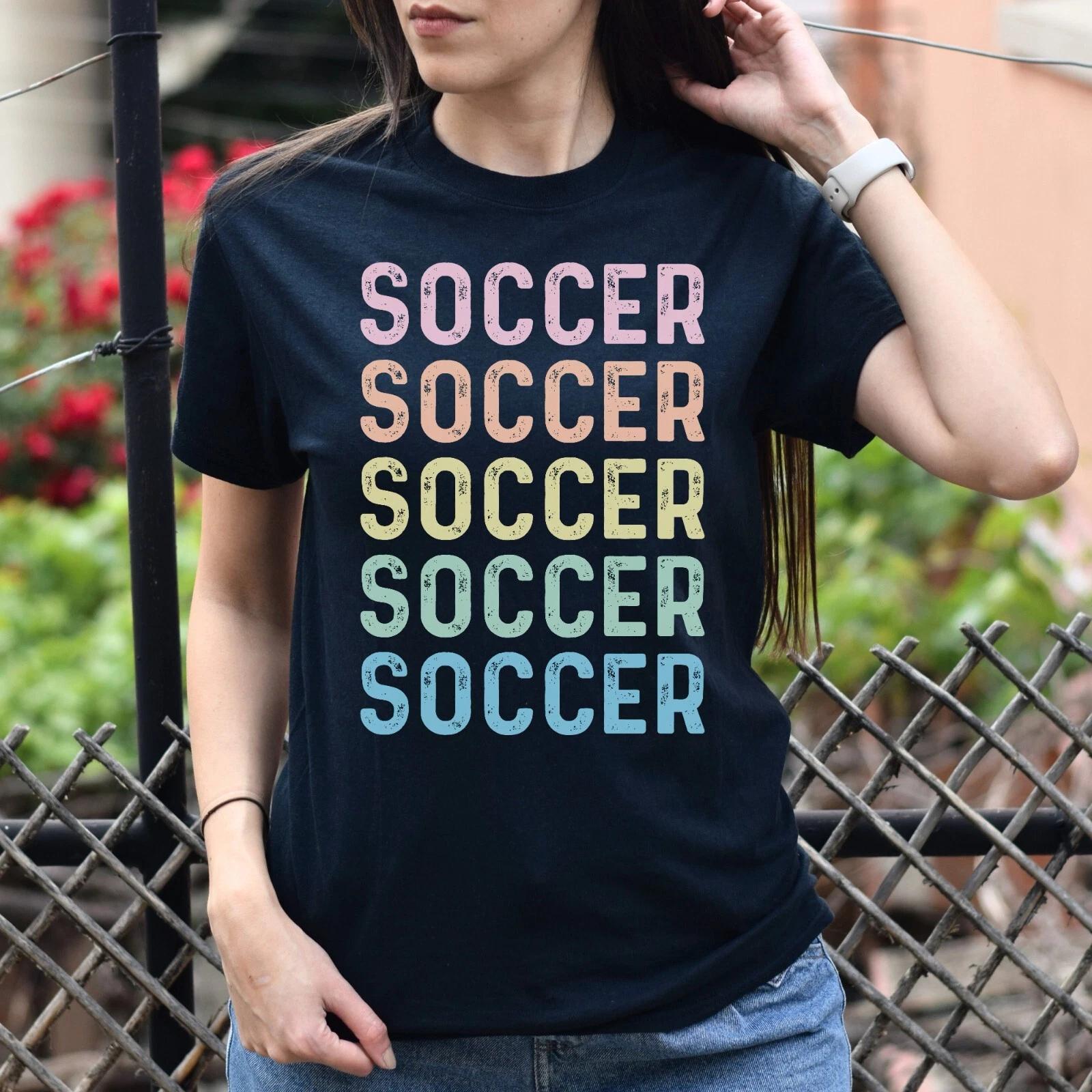 Soccer Unisex Shirt, Soccer Player tee Black S-2XL 4XL
