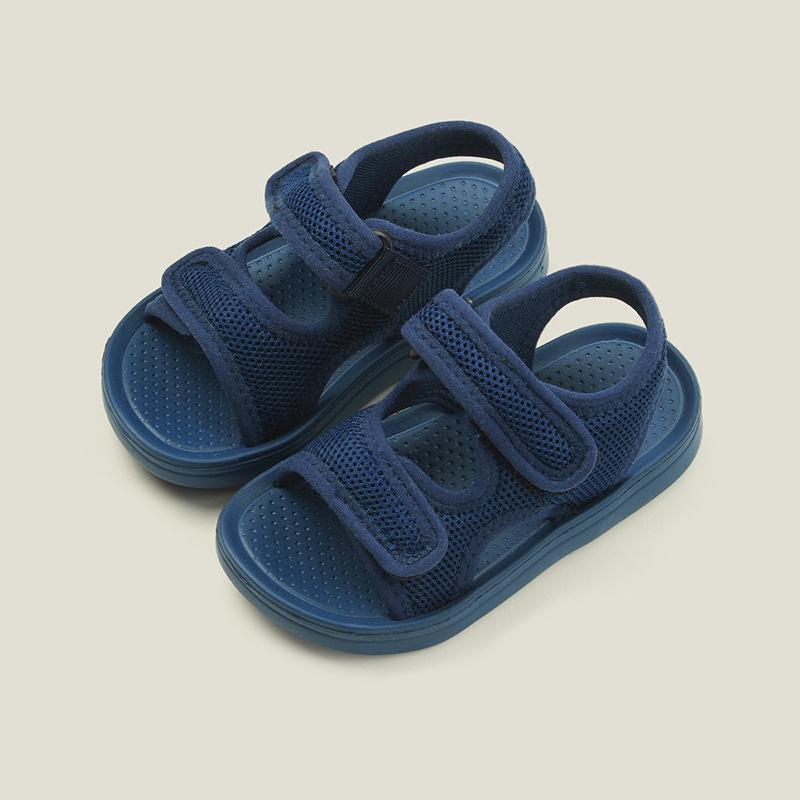 

Детские летние и корейские тканевые сандалии Happy Mary, модная и дышащая детская обувь, сандалии и тапочки для мальчиков и девочек, пляжная обувь 23