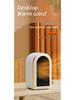 Compact Desktop Electric Heater for Bedroom - Portable Warm Air Heater
