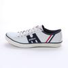 Mauves ESSEN Unisex Leather Sneakers (43, WHT/NVY)