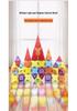 Portable Children's Magnetic Tile Puzzle Toy – Stained Glass Magnetic Building Set in Iron Box