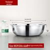 Stainless Steel Basin, Large/Extra-Large: Ideal for Washing Vegetables, Mixing Dough, or Bathing.