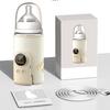 Milk Warmer Portable Baby Bottle Warmer with One-Button Control USB Rechargeable Wireless Milk Heater No Water Needed Intelligent Temperature Control