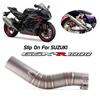 Motocyklový systémový výfuk Escape Slip-On Pro Suzuki GSXR1000 GSX R1000 GSXR 1000 Motocykl Plná modifikovaná střední propojovací trubka