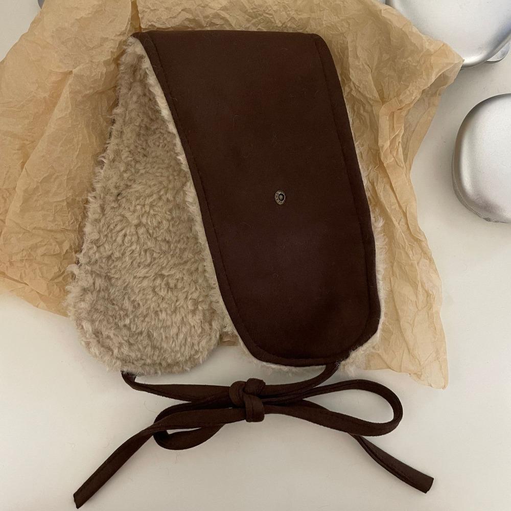 Lambswool/Chamois Plush Earmuffs Winter Warm Ear Cover High-quality Fluffy Earplugs