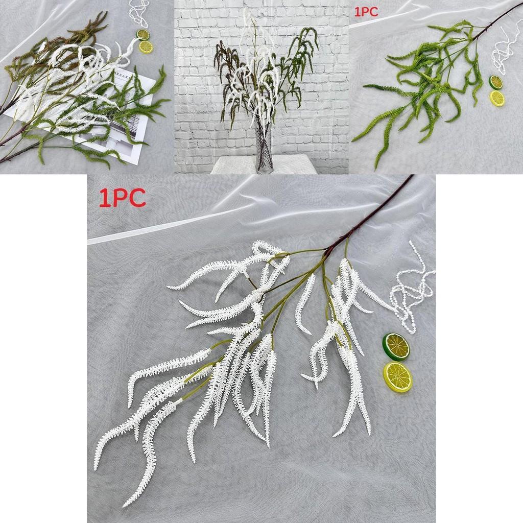 Faux Salicaceae With Soft Plastic Leaves For Indoor Decoration And Event Styling