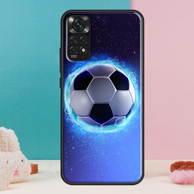 Football Soccer Ball Case For Xiaomi Redmi Note 12 11 10 9 8 Pro 9S 10S 11S 12S Redmi 12C 9A 9C 10A 10C Coque