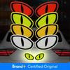 2pcs/Set Reflective Car Stickers Motorbike Helmet Improve Your Vehicle's Visibility And Safety With Devil Eye Stickers