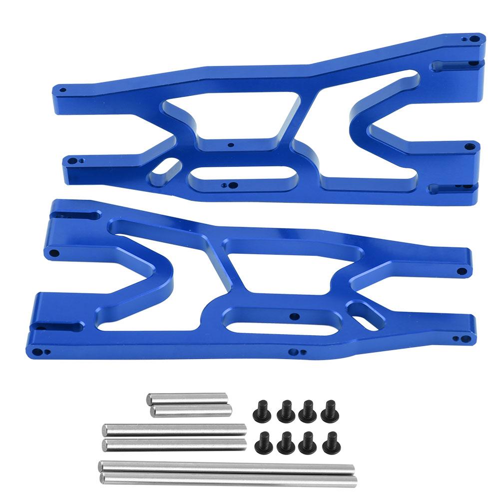 Aluminium Alloy Front Rear Lower Suspension Arm for Traxxas X MAXX 1 5 RC Car (Dark Blue)