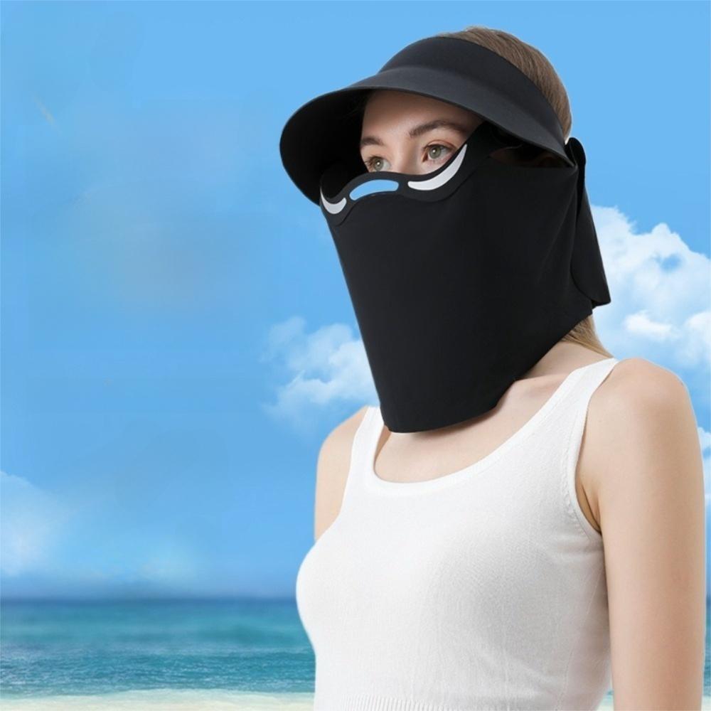 Detachable Sun Protection Mask Breathable UV Protection Mask Fashion Full Face Mask  Running Sports