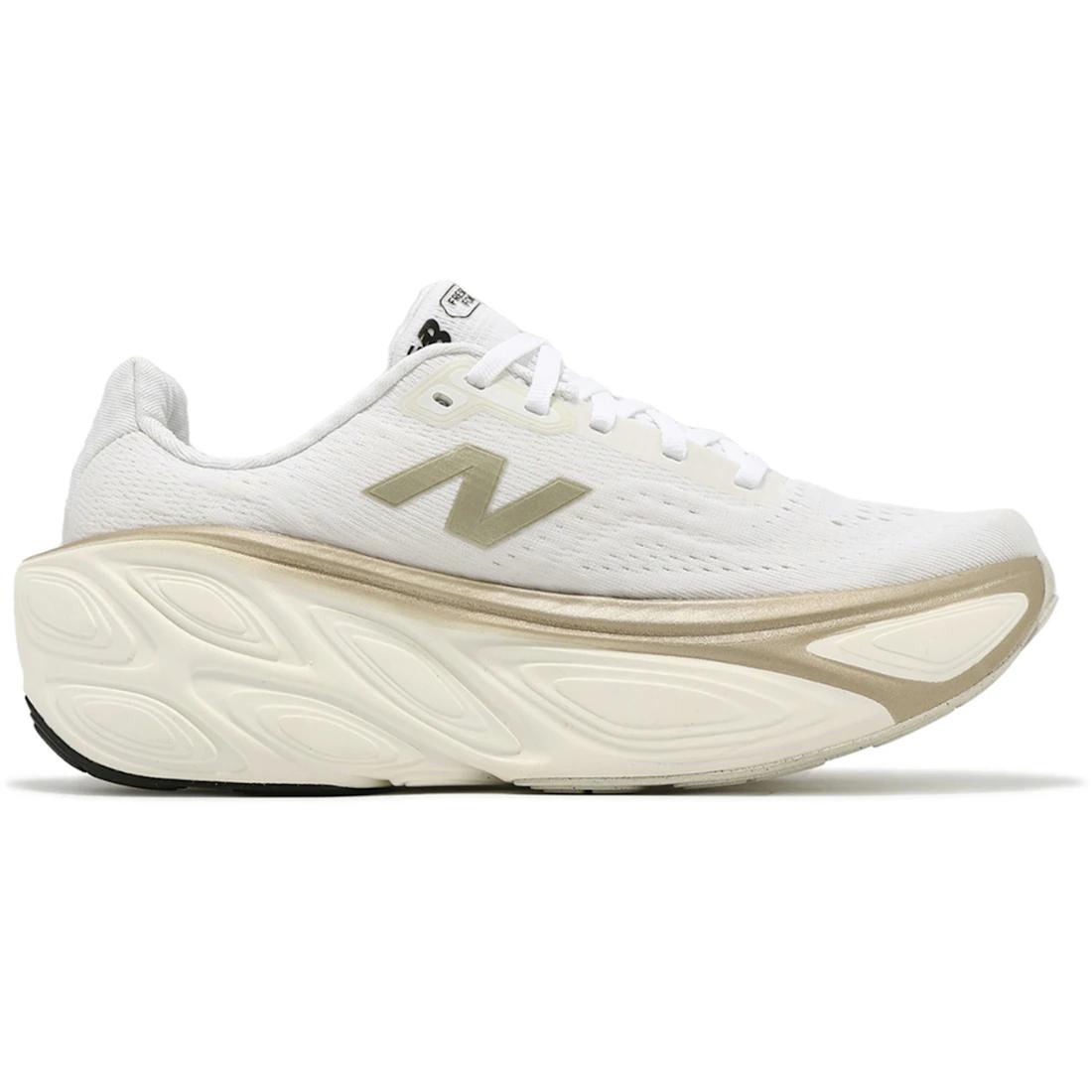 

Кроссовки New Balance Fresh Foam X More v5 Белый Морская соль Светло-золотистый металлик (Женский)(WMORLW5) 37