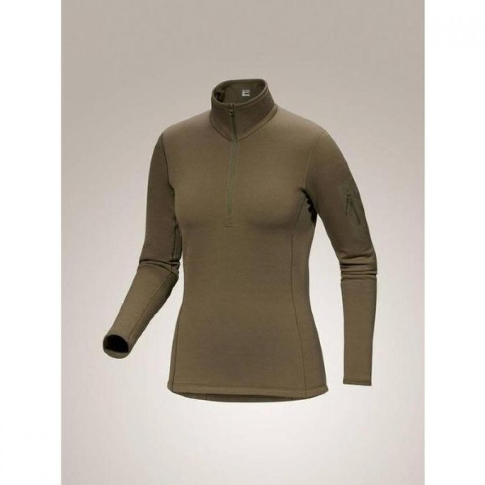 Arcteryx Women S Kyanite baSe Layer Zip Neck Kya Atofwx9065 Tat XS