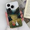 For Huawei Honor Magic5 400 Pura 80 Pro Ultra Phone Cover Beautiful Girls Patterns Transparent Slim Silicone Anti Fall Housing For Huawei Bumper Shell