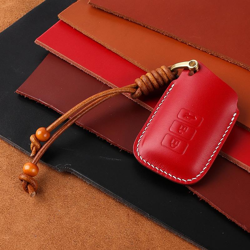 

Genuine Leather Key Case for Lexus NX200/NX300 - High-End Retro Cowhide Design