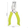 Paper Hole Punch, Hand Held Punch for Circle Holes, Heavy Duty Tool,
