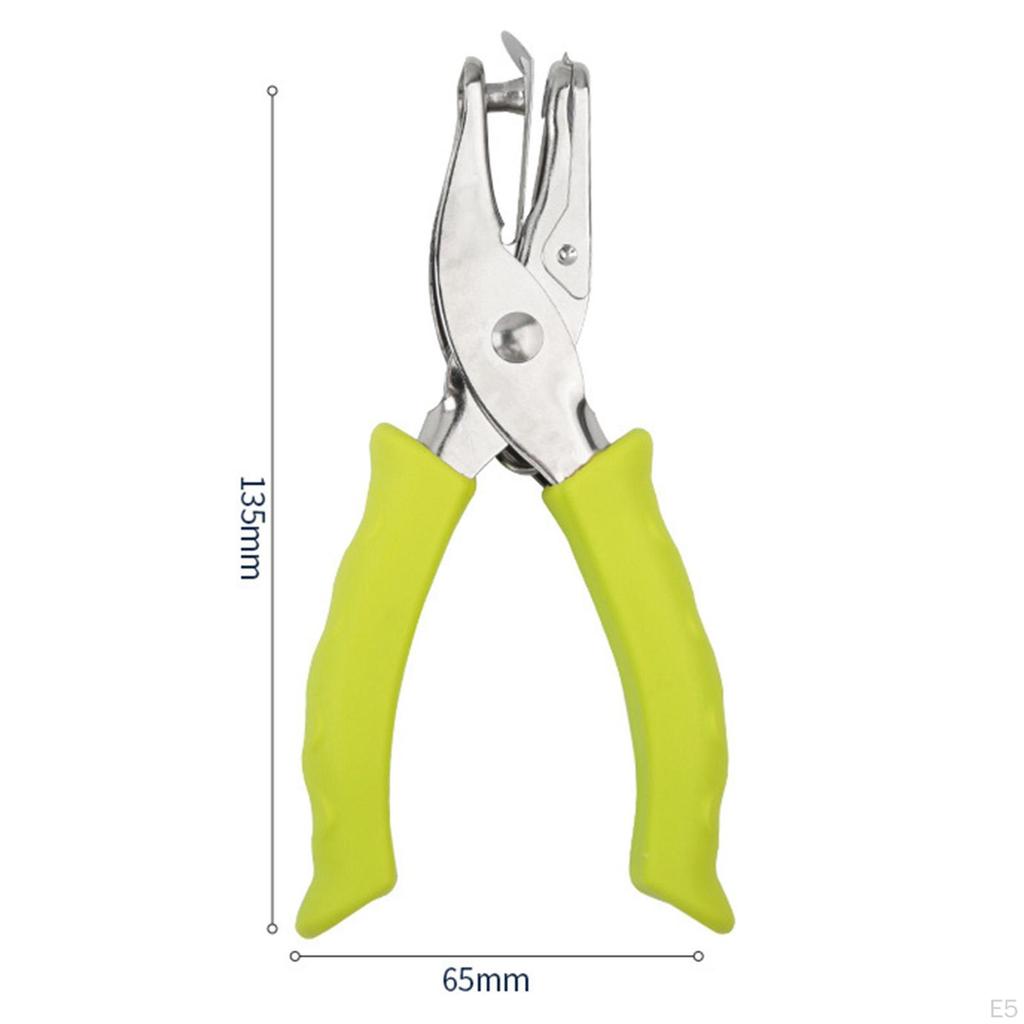 Paper Hole Punch, Hand Held Punch for Circle Holes, Heavy Duty Tool,