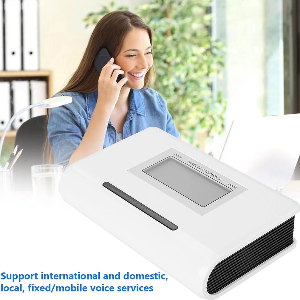 100‑240V FWT Fixed Wireless Terminal GSM SIM Phone Caller 1900 1800 900 850MHZ