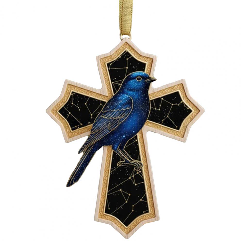 Bird Tree Ornaments Hanging Bird Decoration Bird Christmas Ornament Christian Symbol Hanging Decoration Vibrant Holiday for Tree
