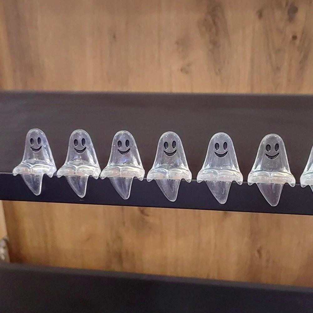 20pcs Mini Smiling Ghost Decoration Halloween Ghost Statue Decorations  Desktop Decoration