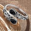 Jewelry Inlaid Zircon Ring Fashion Wedding Ring Accessories 2025 Men's and Women's Adjustable Ring Openings