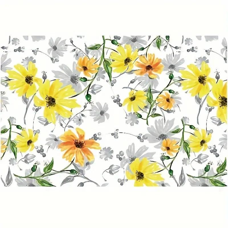 Printed Festival Party Placemats: Stain-Proof, Heat-Resistant Table Decoration