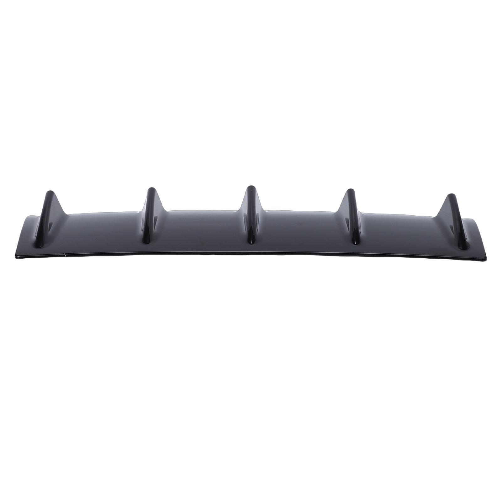 Rear Bumper Lip 23x6in Glossy Black Weather Proof Rear Lower Bumper Lip Diffuser for Cars SUVs