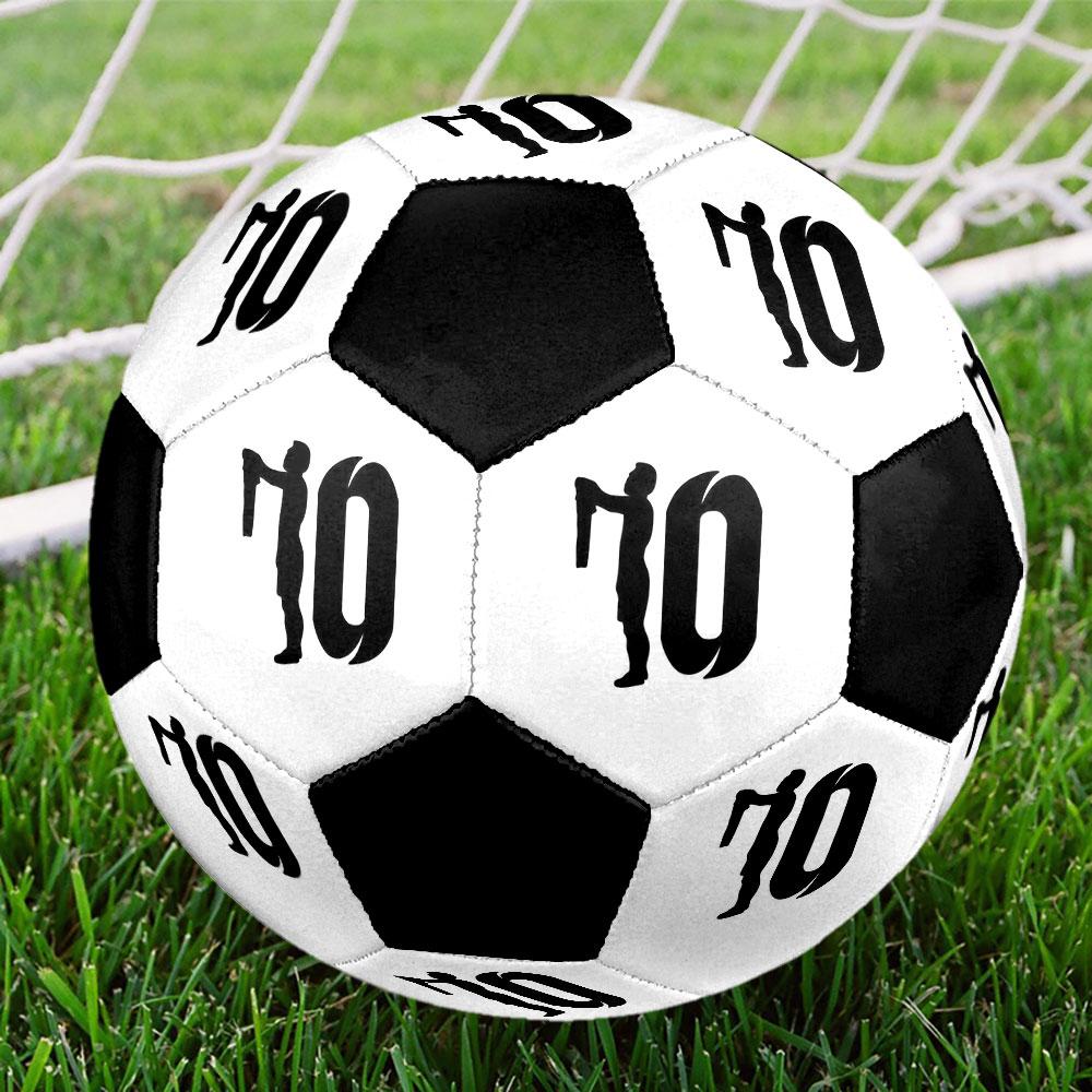 1pc Lionel Messi Soccer Ball Size 5 Indoor Soccer Ball Fashion Colorful Backyard Game - Great For Sports Fans Gift HE43