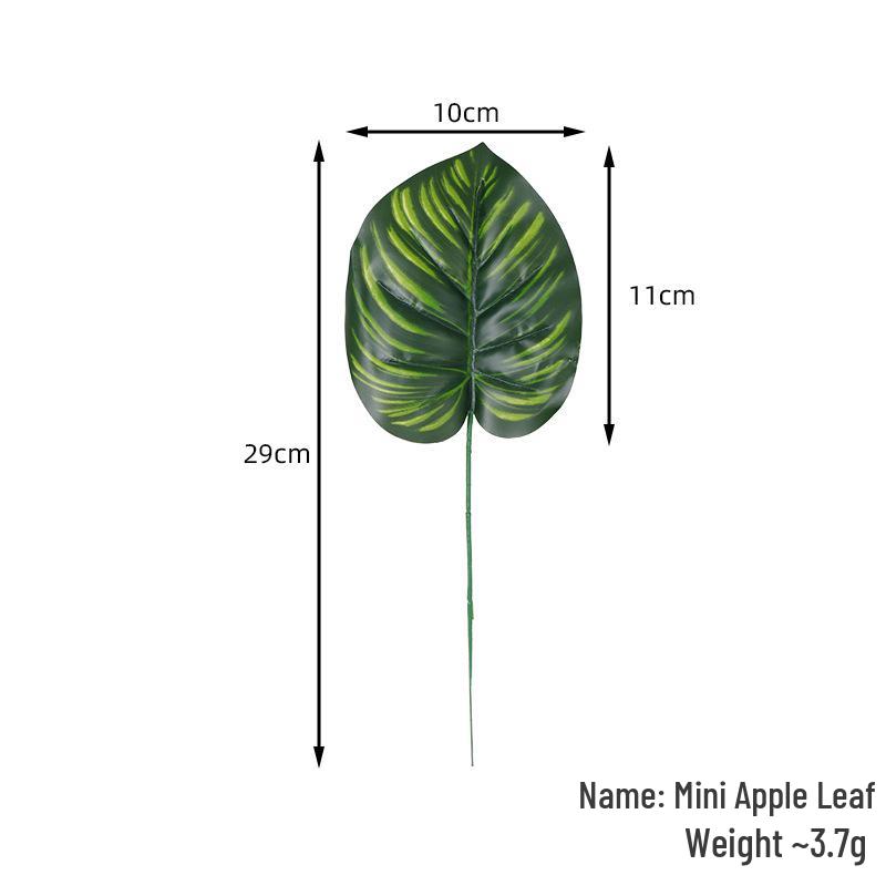 Mini Turtle Leaf Simulation Decor - Ideal for Kindergarten, Home, Wall, and Cake Decorations