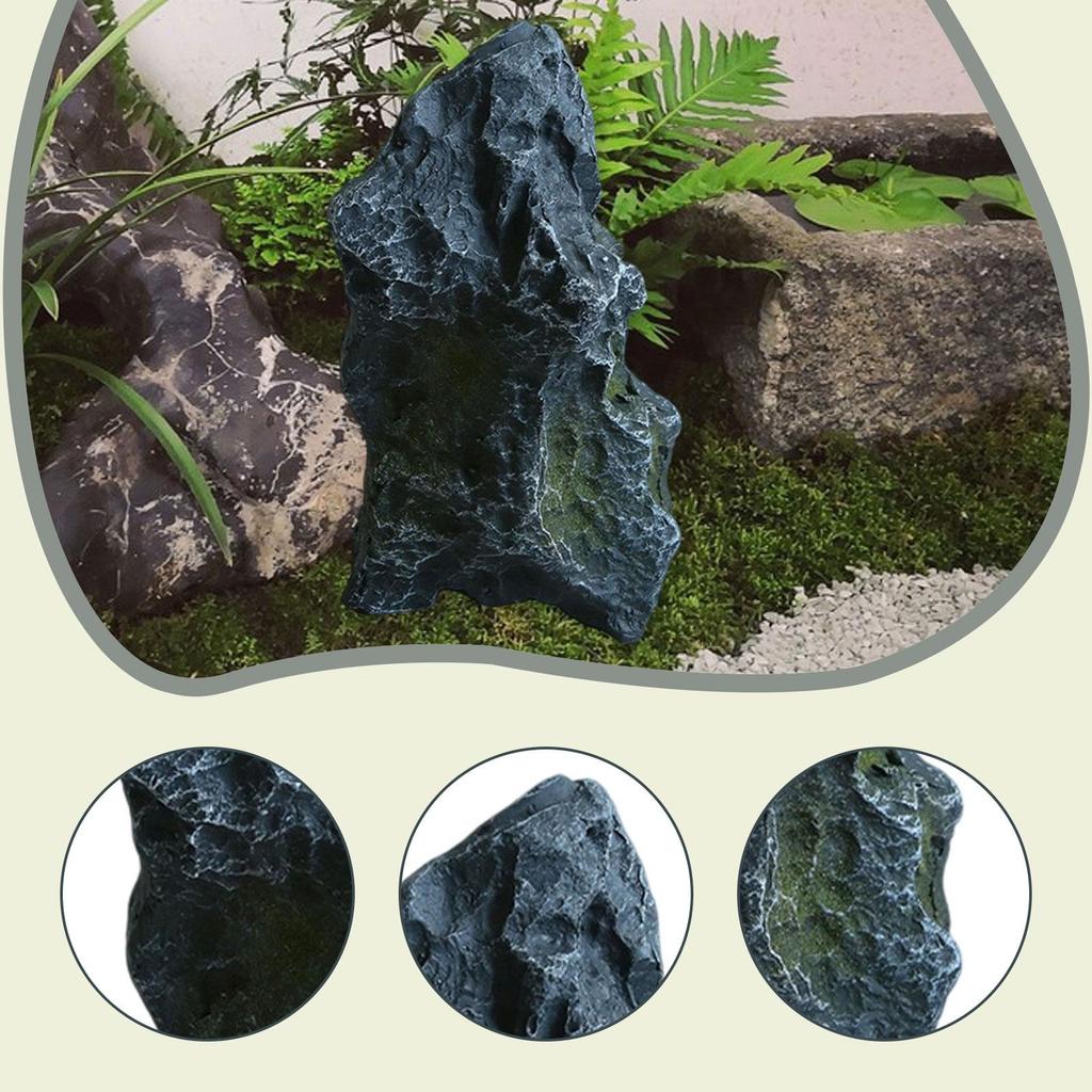 Decorative Stone Artificial Landscape Rock Sculpture Simulated Stone Realistic Model for Park Yard Outdoor Courtyard Hotels
