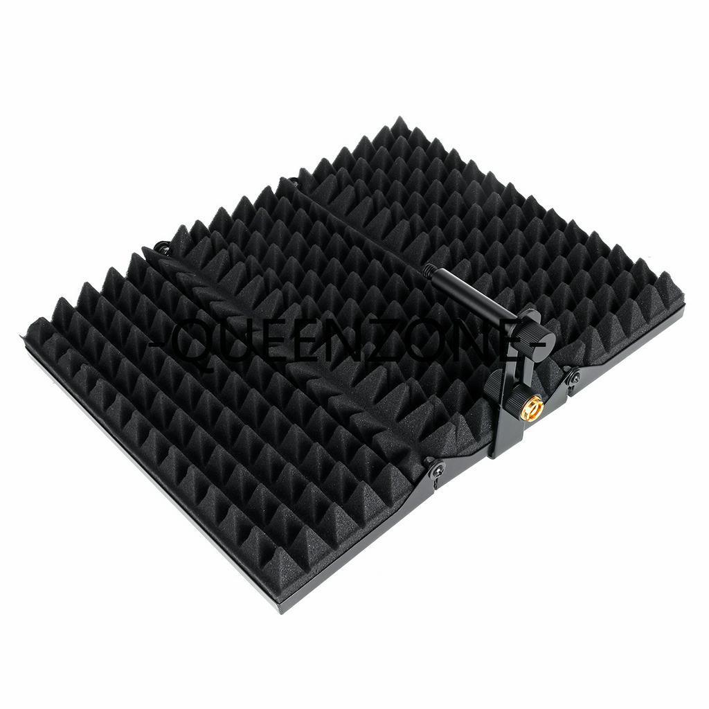 Sound-absorbing Cover Microphone Sound Insolation Shield Screen Sound 3 Plate Foldable Recording Microphone Wind Screen Board New