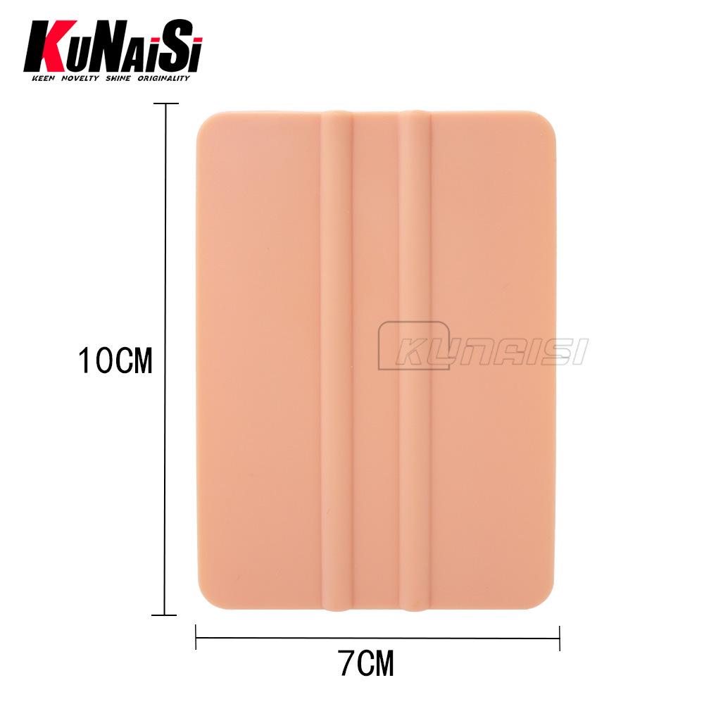 Plastic Car Film Application Squeegee 10x7 cm - Perfect for Car Wash, Seam Filling, and Advertising.