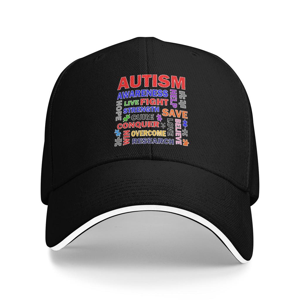 Classic Autism Mashup Baseball Cap for WoUnisex Unisex Breathable Funny Introvert Awareness Quotes Dad Hat PerforUnisexce Snapback Caps