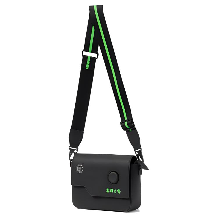 

New LiNing PU Shoulder Bag, Crossbody Bag Regular Unisex Black ABDR368-1 19.1*5.1*12.4CM