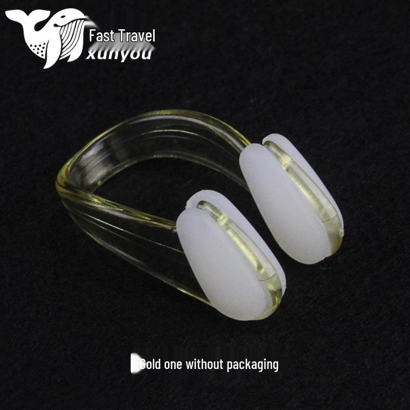 

Waterproof Silicone Swimming Nose Clip - Customizable Logo, Soft Comfortable Fit.