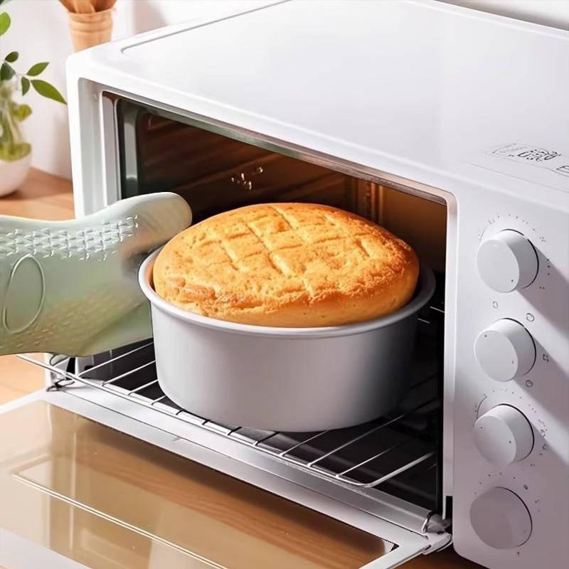 Chiffon Cake Mold Set with Removable Bottom: 4", 6", 8", 10" for Oven Use