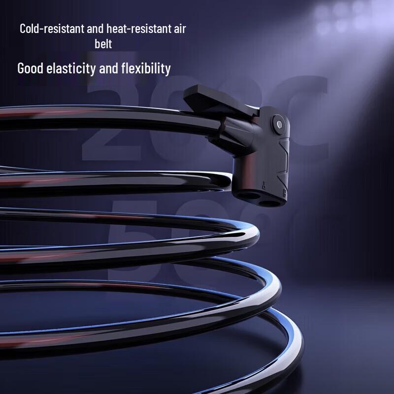 Deli Portable Multi-functional Metal Air Pump with Gauge