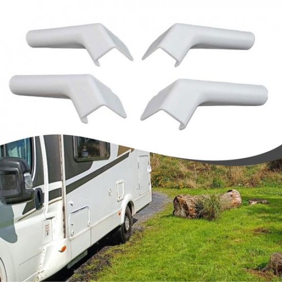 Professional Grade RV Rain Gutter Spouts 4PCS To Enhance Vehicle Longevity