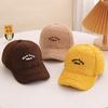 Children's Hat Korean Style Boys and Girls Lamb Velvet Warm and Cold Proof Duck Cap Autumn and Winter Cute Baby Baseball Cap Trend