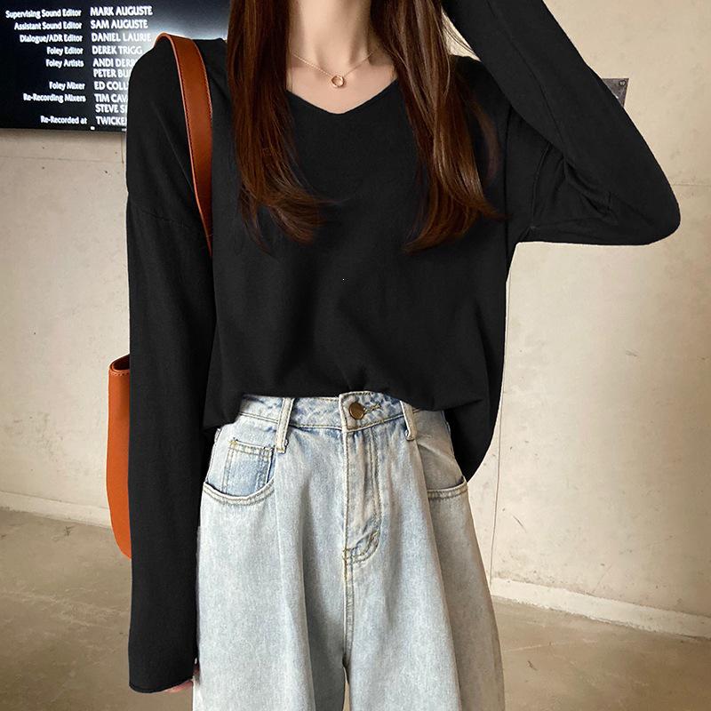 2026 Korean V-Neck Long Sleeve Knit Pullover Sweater for Women