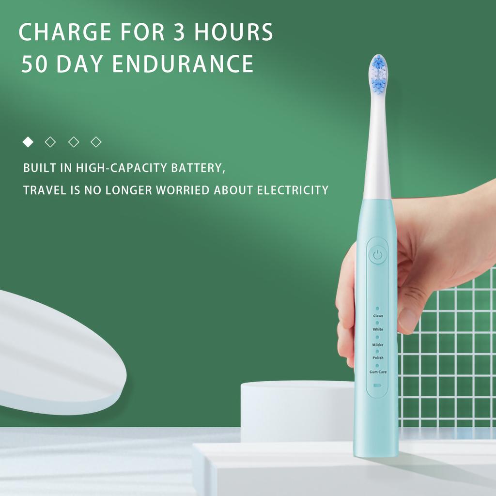 Buy USB Rechargeable Adult Electric Toothbrush Waterproof Vibrating