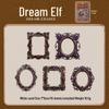 Yuxian Starry Treasure Series Embossed Collage Card Set - 6 Styles, 10 Sheets for DIY Decoration