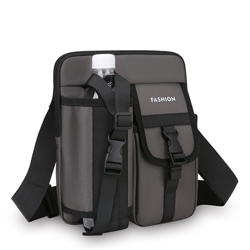 Men's Shoulder Bag Large Capacity Multi-functional Travel Bag With Water Kettle Bag