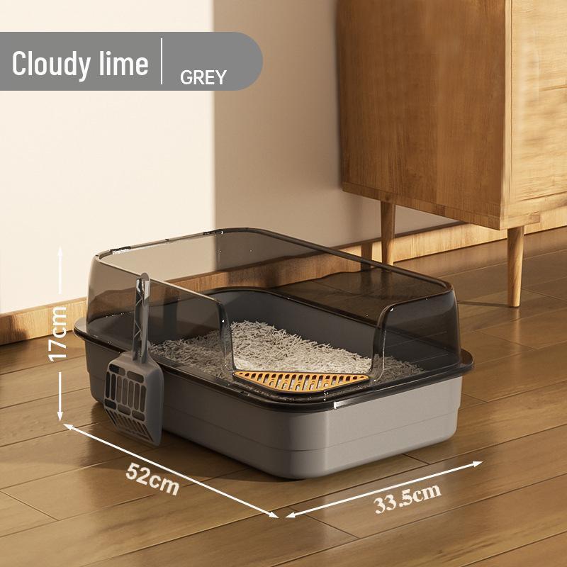 Extra Large High-Sided Anti-Tracking Cat Litter Box