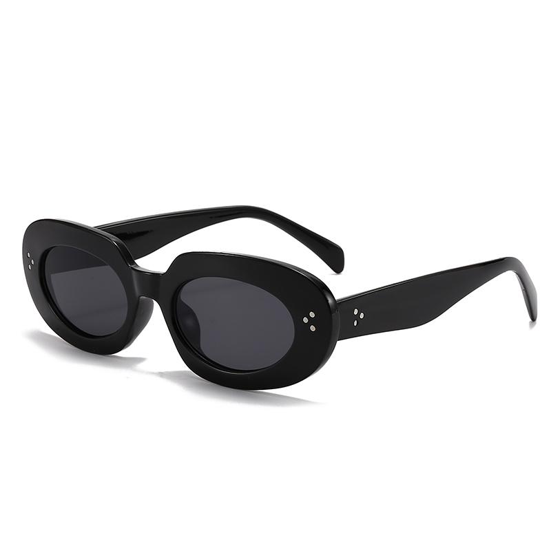 new oval full frame fashion trendy sunglasses simple sunglasses universal for men and women MN5687