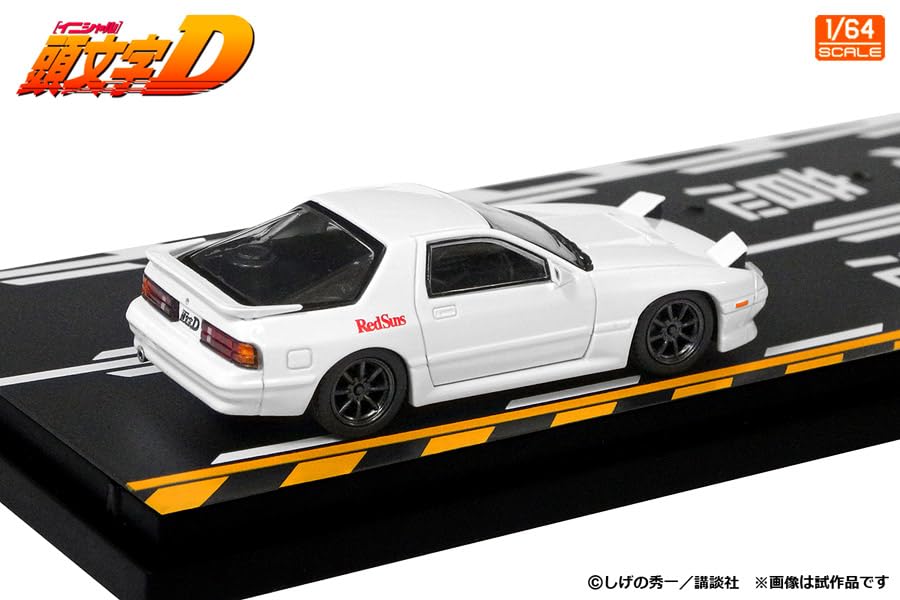 MODELER'S 1/64 Initial D Set Vol.17 Kyoichi Sudo Lancer Evolution III & Ryosuke Takahashi RX-7 (FC3S) Completed Product