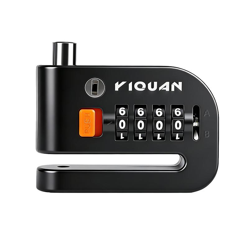 Motorcycle Password Disc Lock Bike High Security Anti-Theft Padlock Heavy Duty Waterproof Alloy Brake Rotor Lock