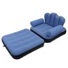 Dual Purpose Inflatable Sofa Chair Multifunction Folding Inflatable Sofa Bed and Inflatable Chair for Indoor Outdoor