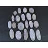 244Cts. Natural Pink Kunzite Oval Cabochon Gemstone 20Pcs Lot C-1152