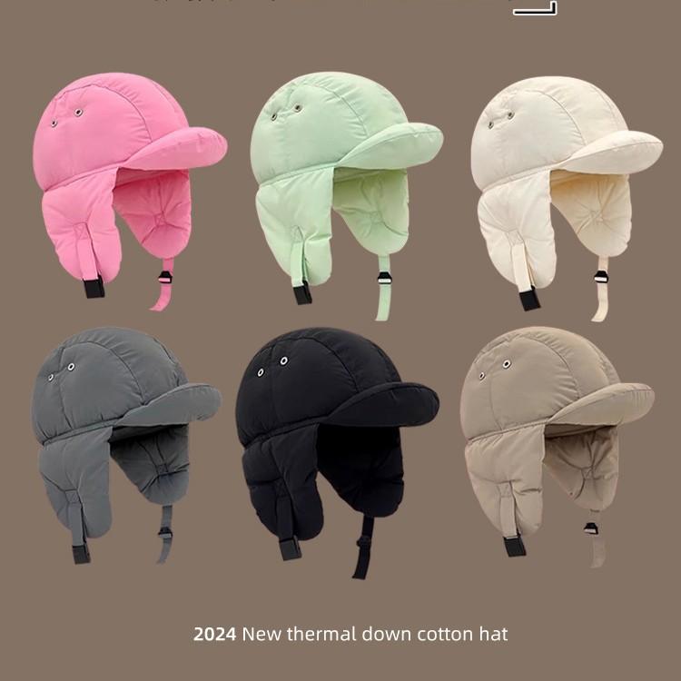 Down Winter Filling Light Warm Ear Protector Flying Cap Men's and Women's Mountaineering Snow Cap