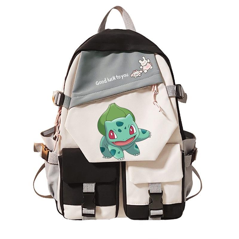 Pokemon Elf Peripheral Printed Casual Backpack Elementary and Secondary School Students Large Capacity Backpack